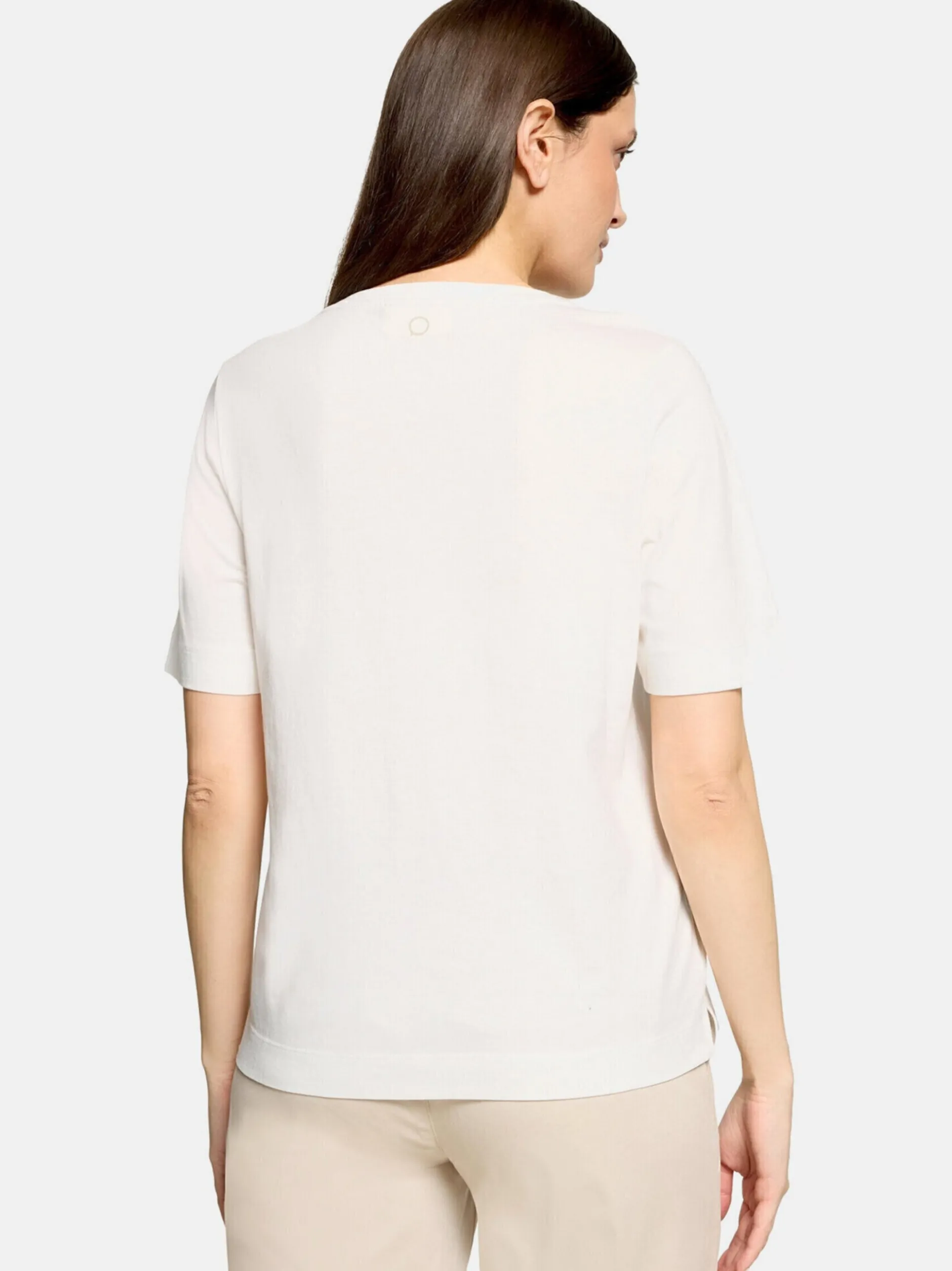 Cartoon Damen T-Shirt in weiß