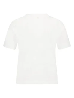 Cartoon Damen T-Shirt in weiß