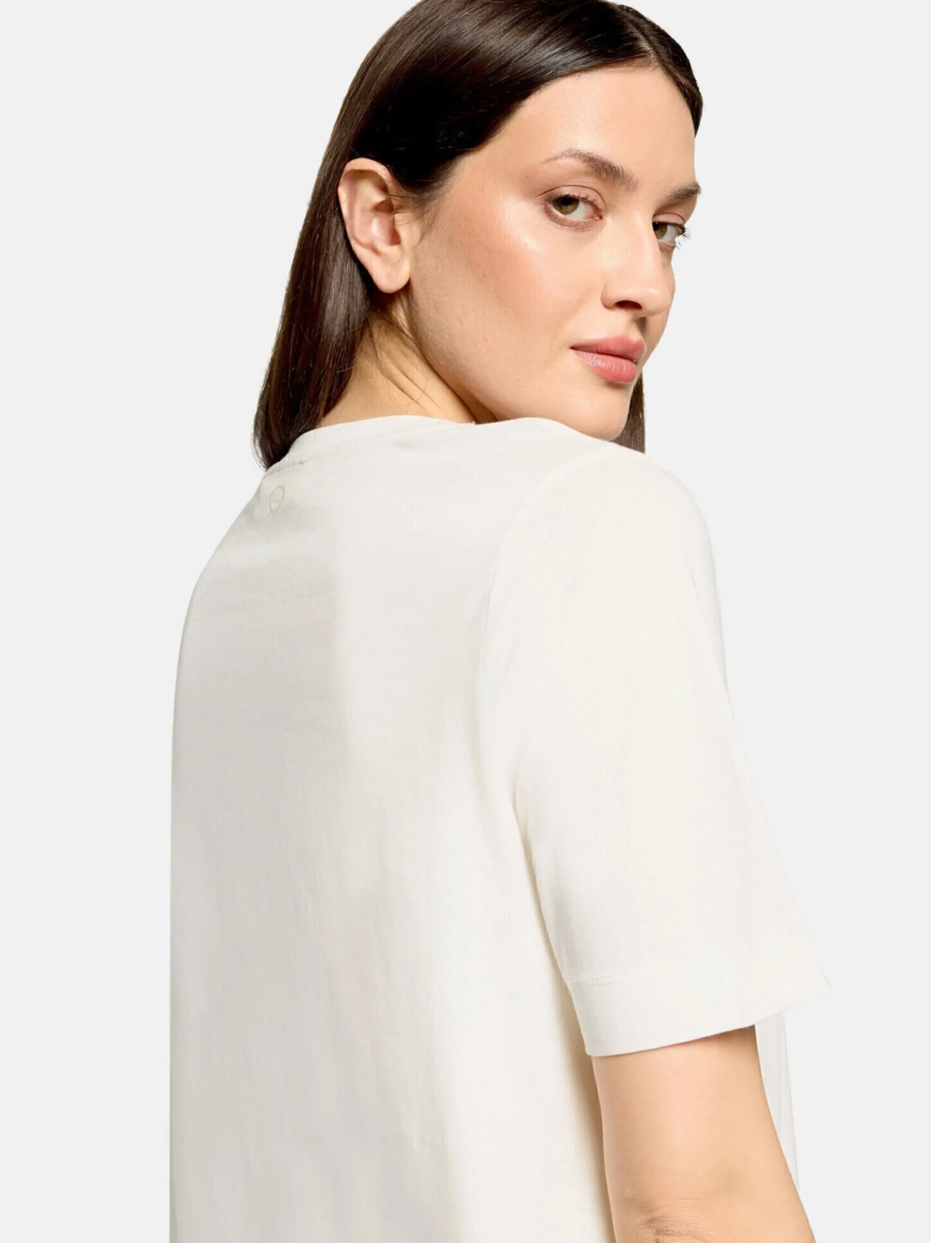 Cartoon Damen T-Shirt in weiß