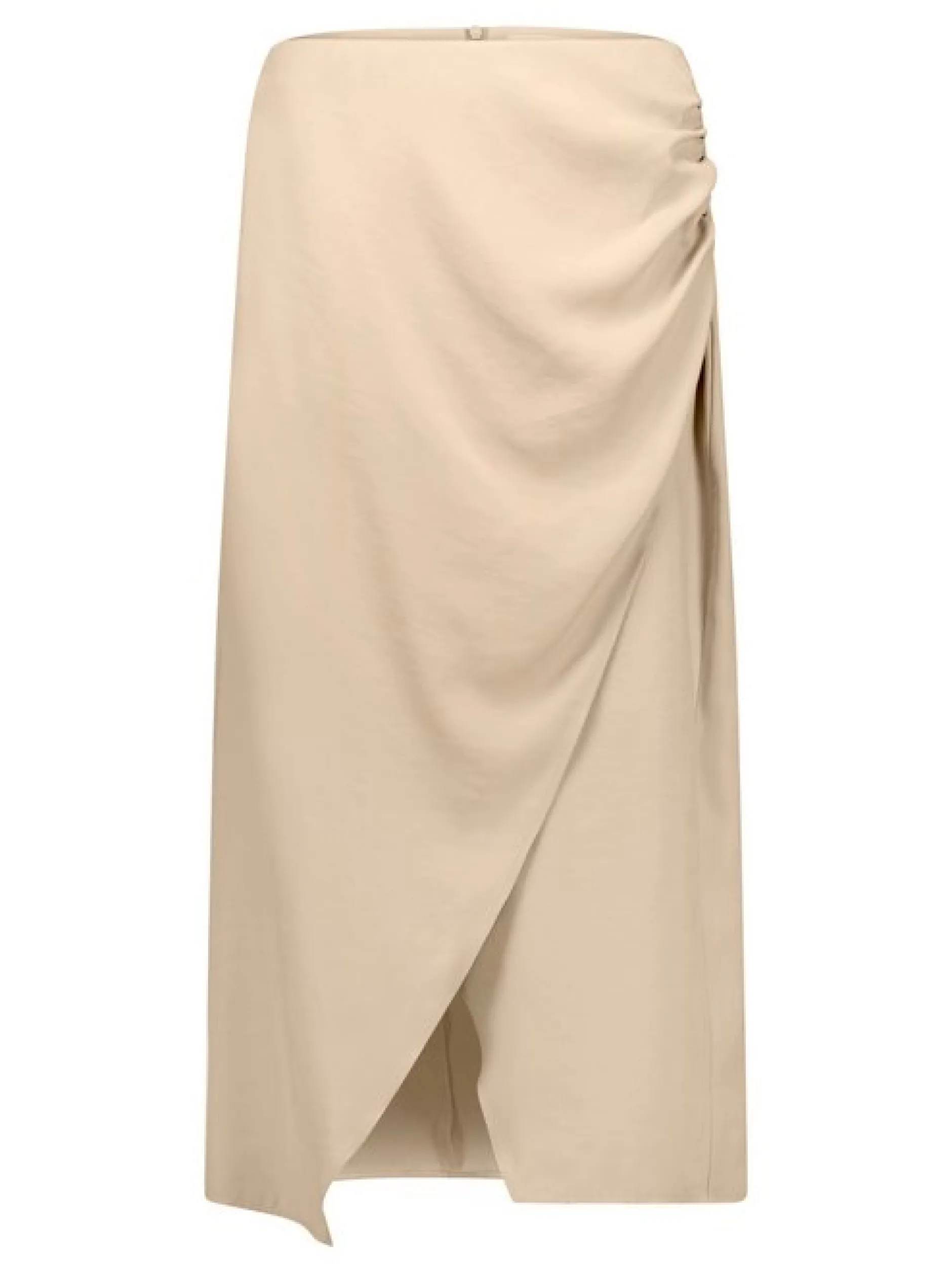 Cartoon Damen Wickelrock in beige gold
