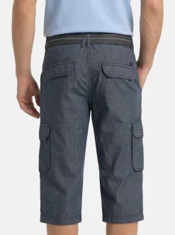CASAMODA Herren Cargo-Bermudas in blau