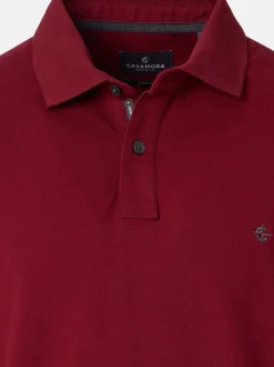 CASAMODA Herren Poloshirt in rot