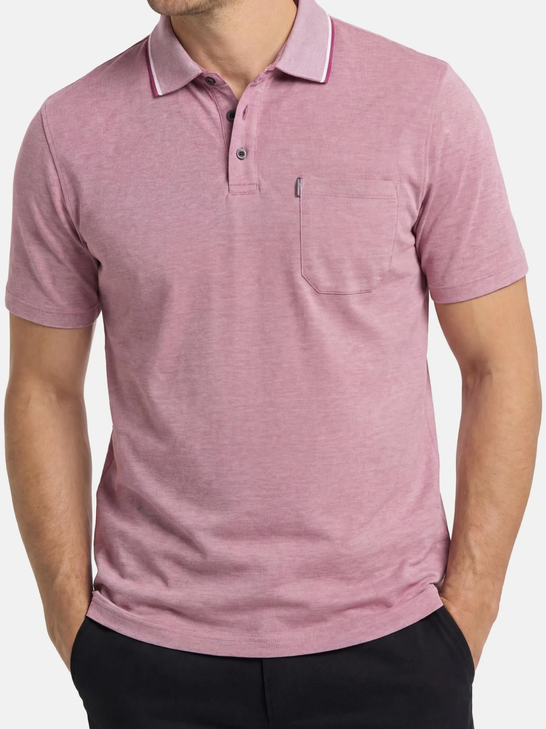 CASAMODA Herren Poloshirt in rot