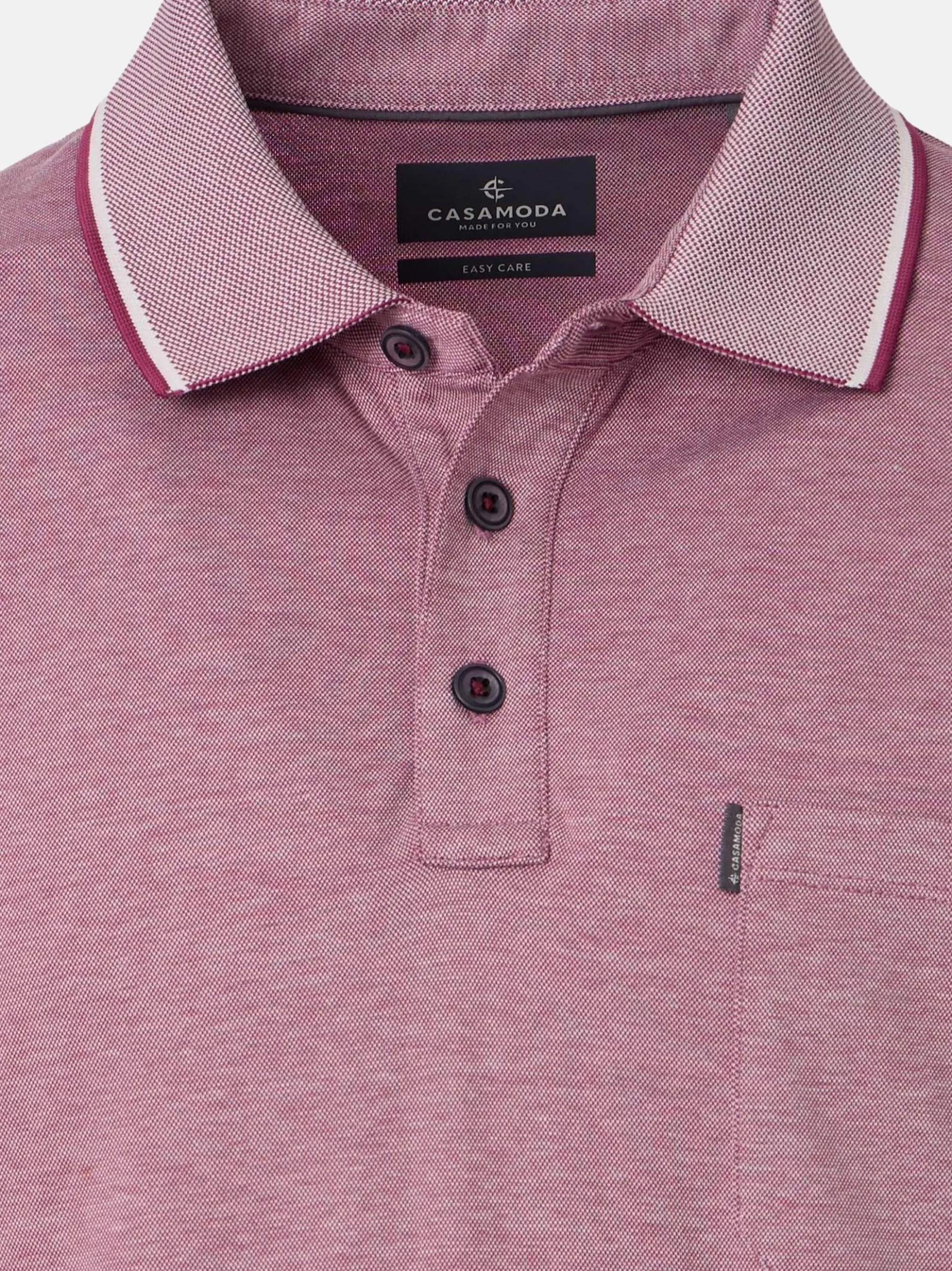 CASAMODA Herren Poloshirt in rot