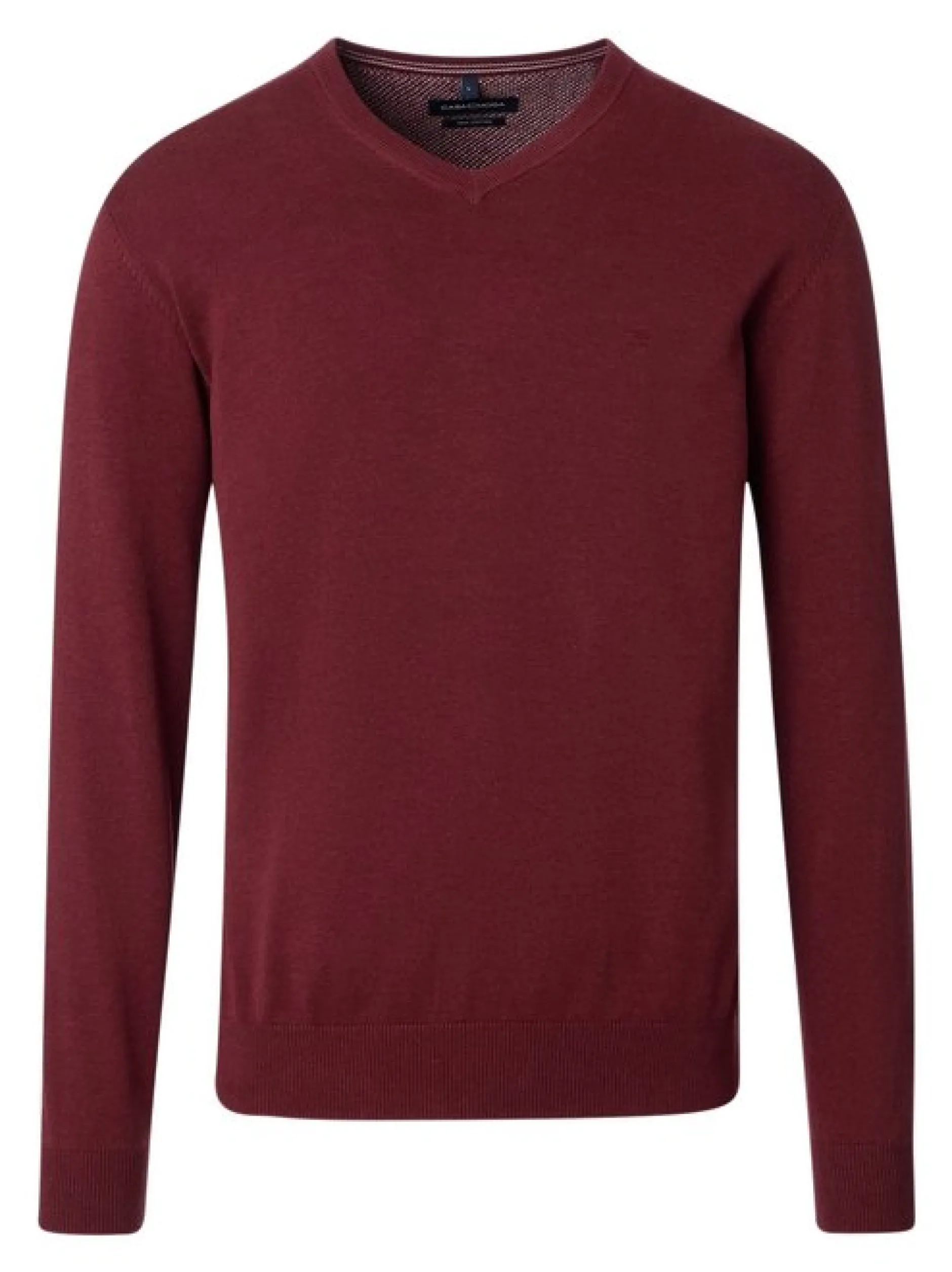 CASAMODA Herren Pullover - Basic in bordeaux