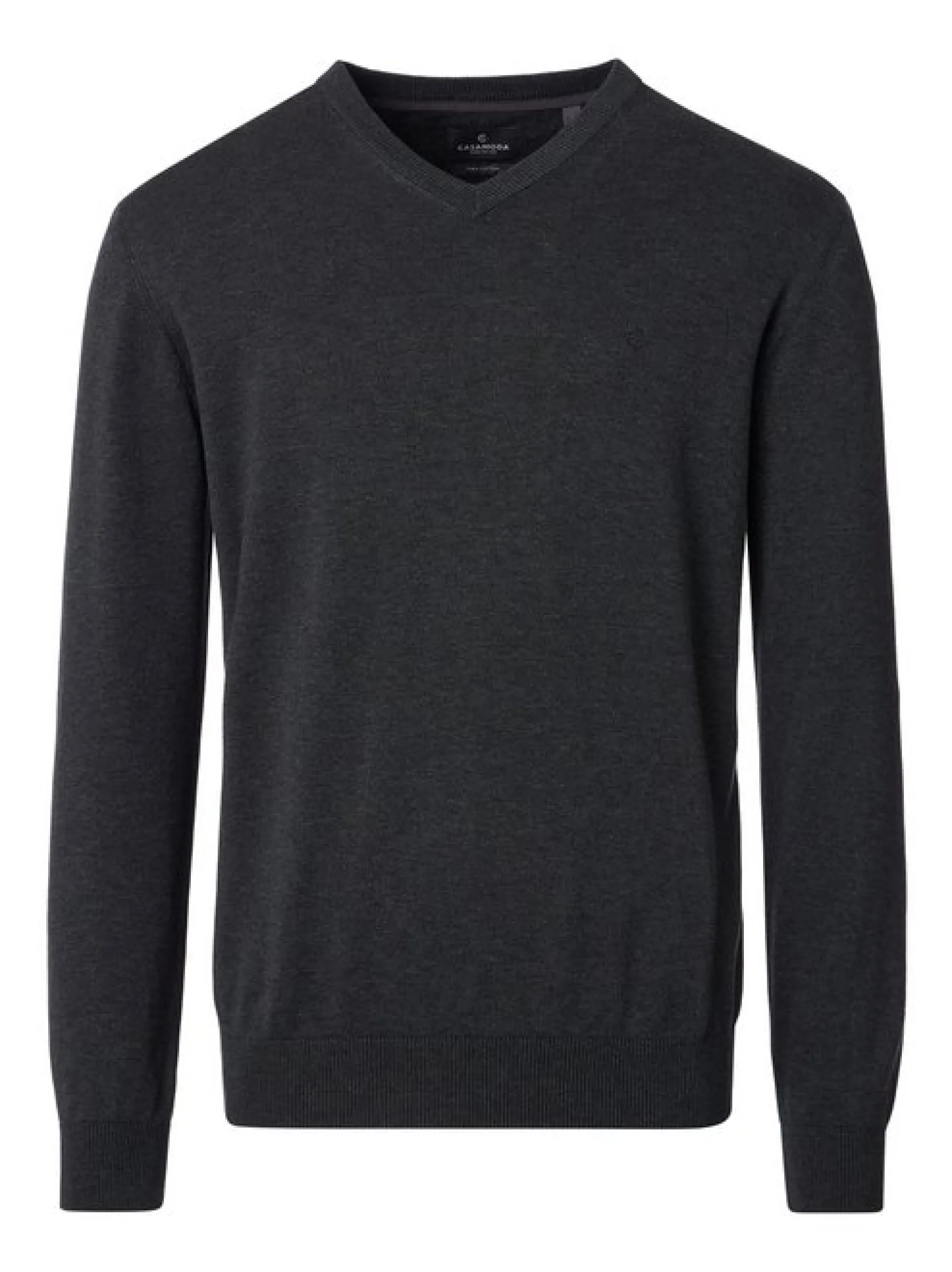 CASAMODA Herren Pullover - Basic in grau