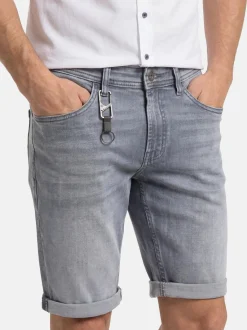 CASAMODA Herren Shorts - High Flex in grau denim