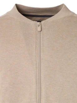 CASAMODA Herren Strickjacke - Basic in beige