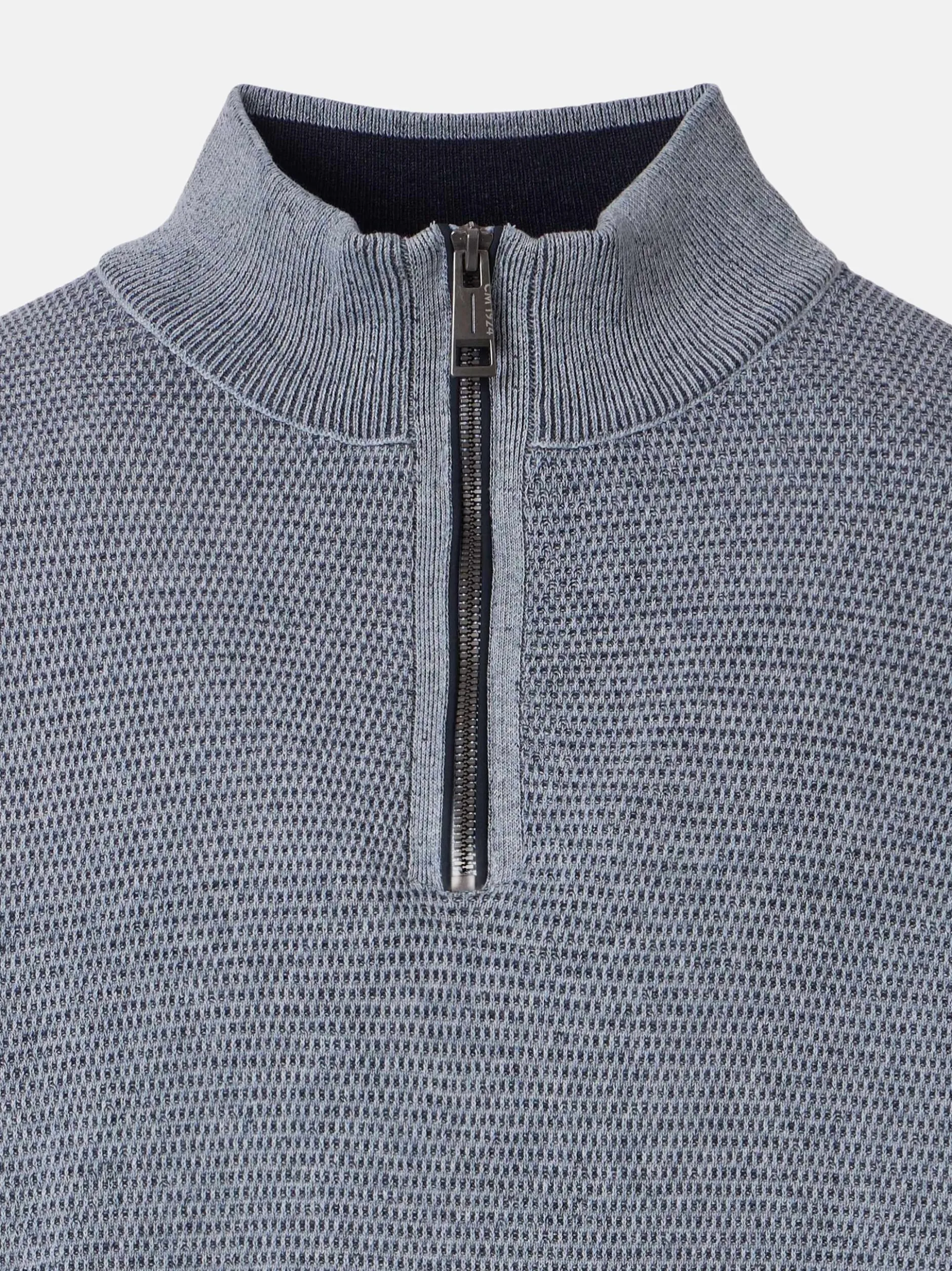 CASAMODA Herren Troyer - Basic in hellblau