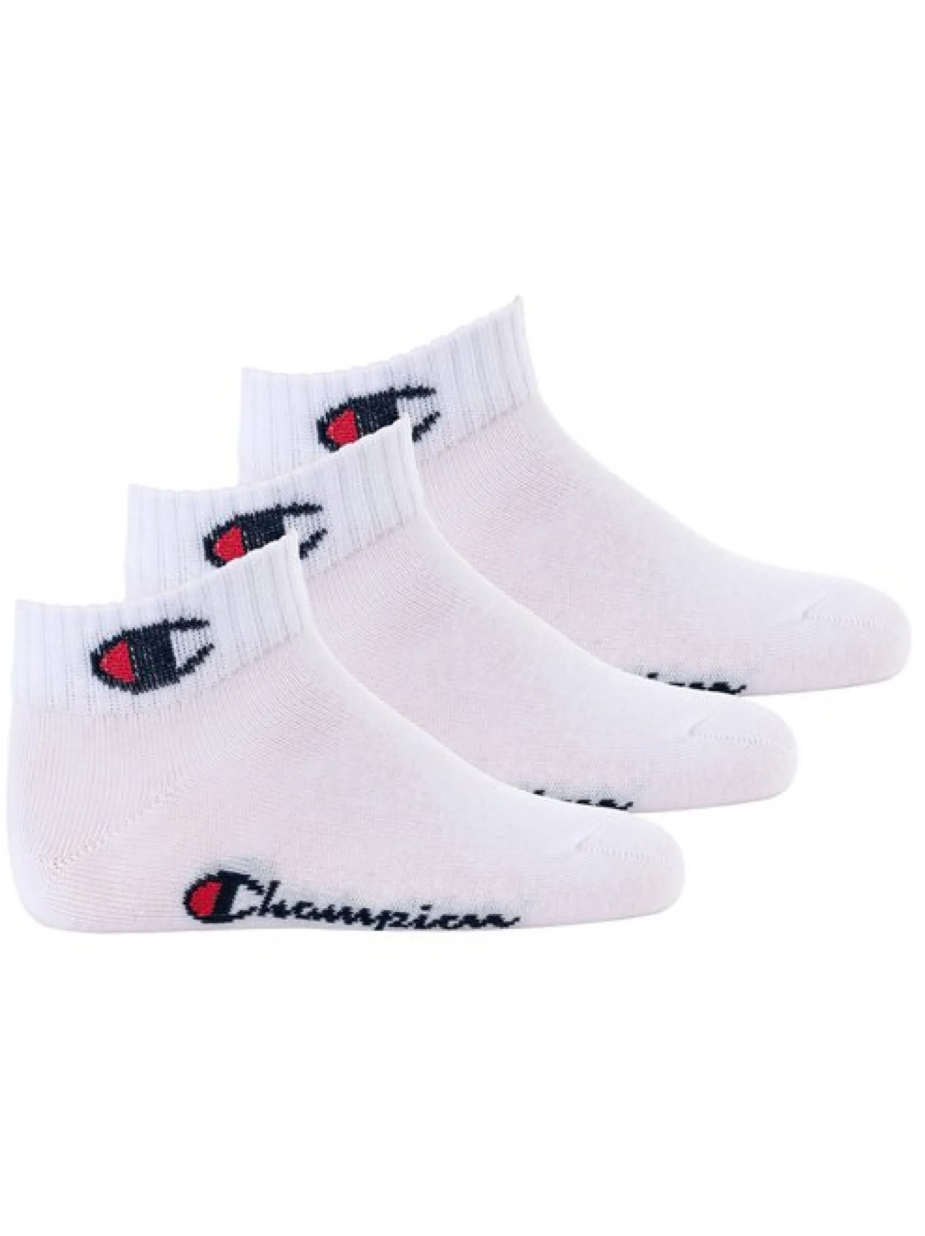Champion Unisex Socken im 3er-Pack in weiß