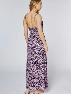 Chiemsee Damen Kleid in lila - Ausschnitt: V-Ausschnitt