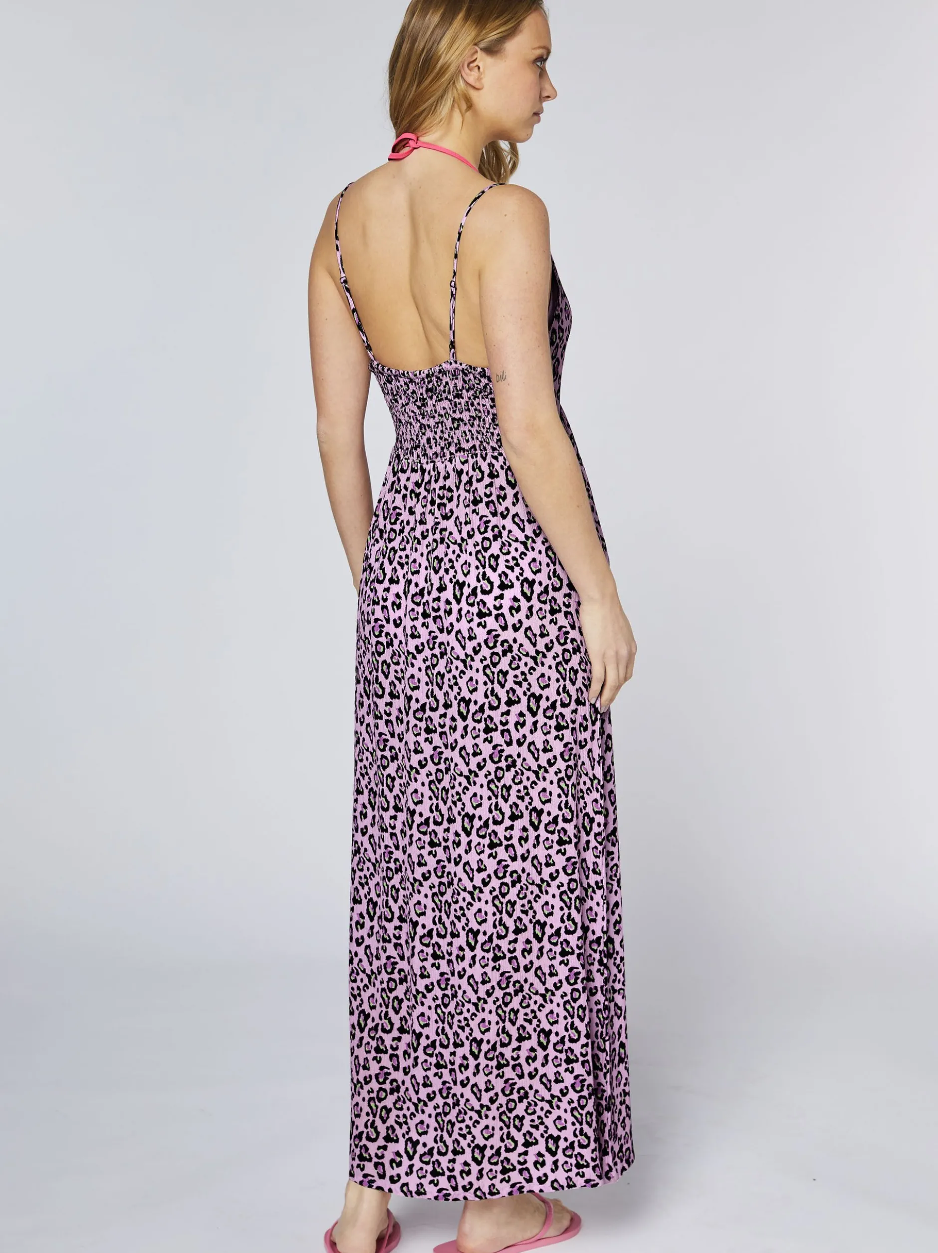 Chiemsee Damen Kleid in lila - Ausschnitt: V-Ausschnitt
