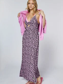 Chiemsee Damen Kleid in lila - Ausschnitt: V-Ausschnitt