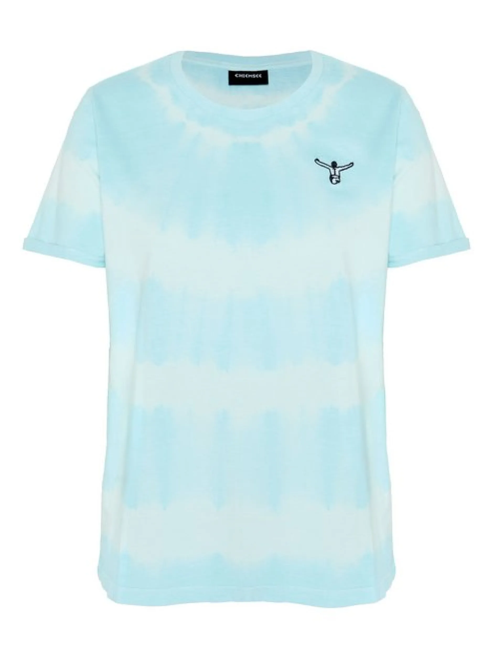 Chiemsee Damen T-Shirt in blau - Ausschnitt: Rundhals