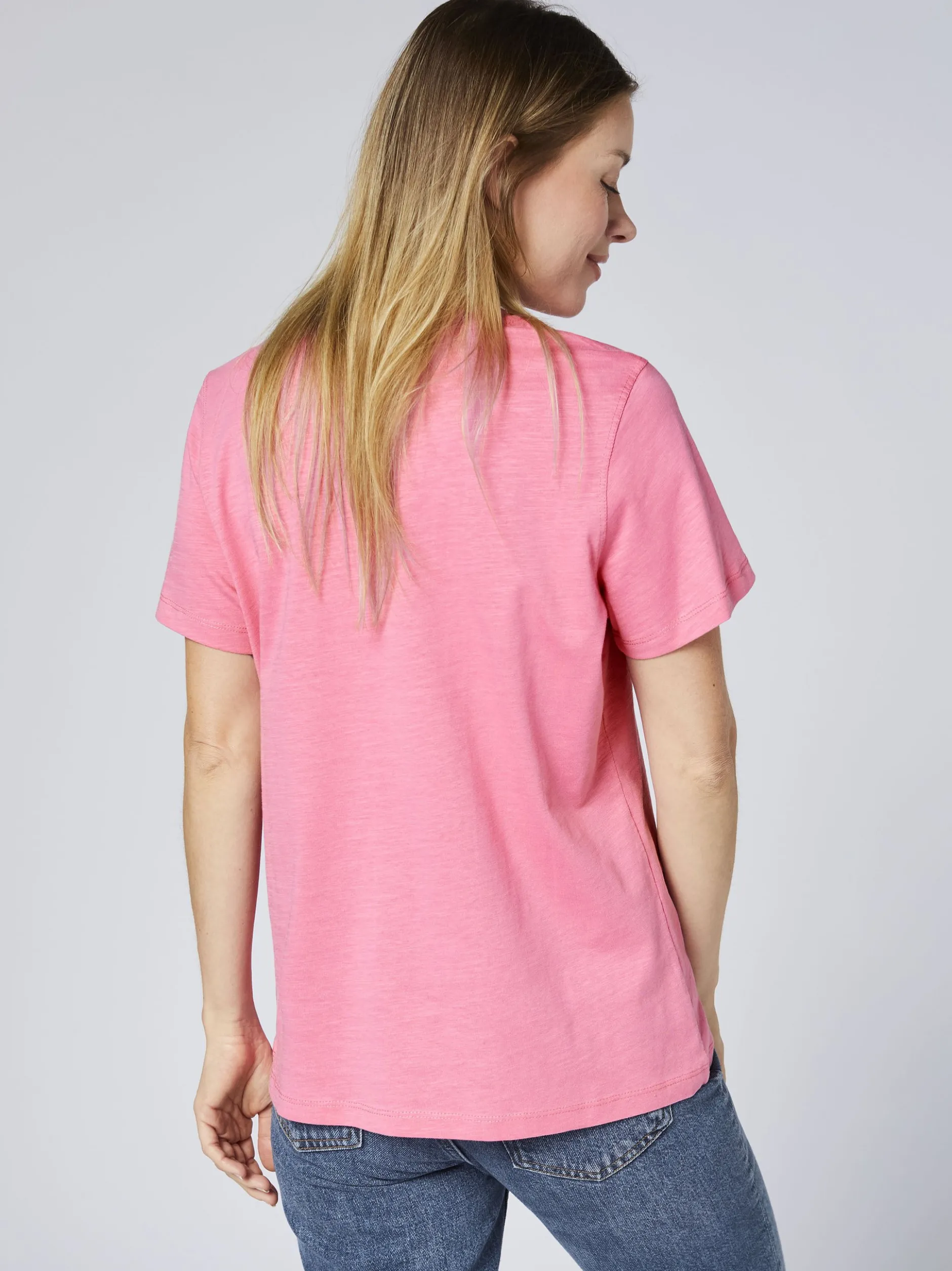 Chiemsee Damen T-Shirt in pink - Ausschnitt: Rundhals