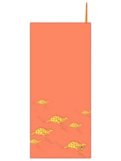 Chiemsee Unisex Strandtuch in orange