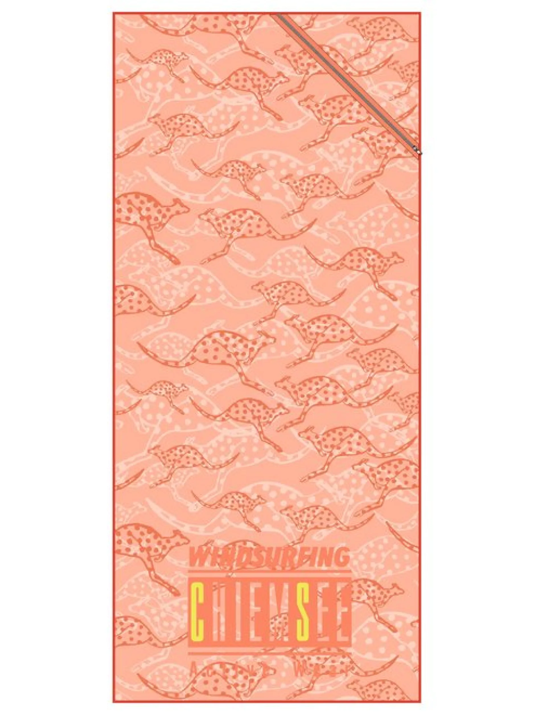 Chiemsee Unisex Strandtuch in orange