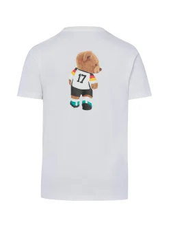 Chill Pill Herren T-Shirt - Football Bear in weiß