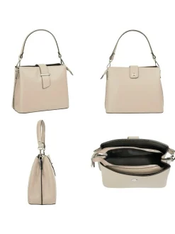 Cluty Damen Handtasche in beige