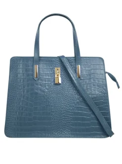 Cluty Damen Handtasche in blau