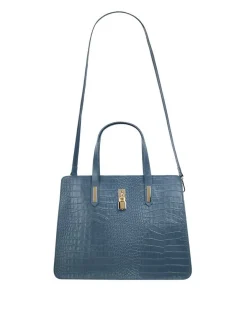 Cluty Damen Handtasche in blau