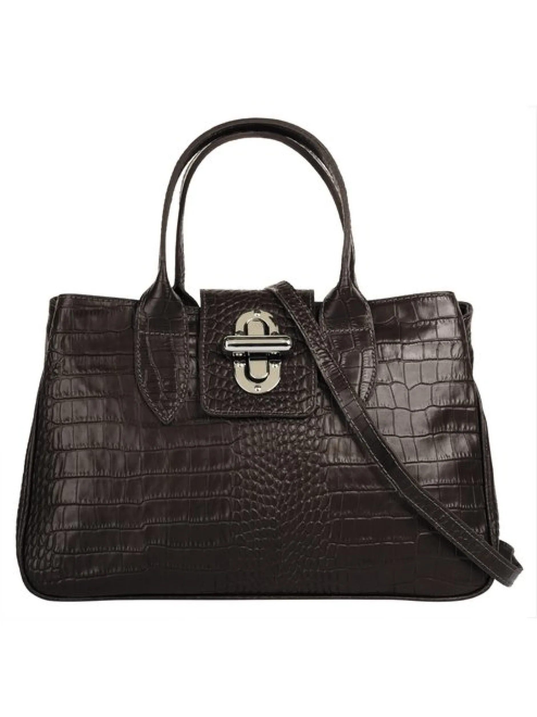 Cluty Damen Handtasche in braun