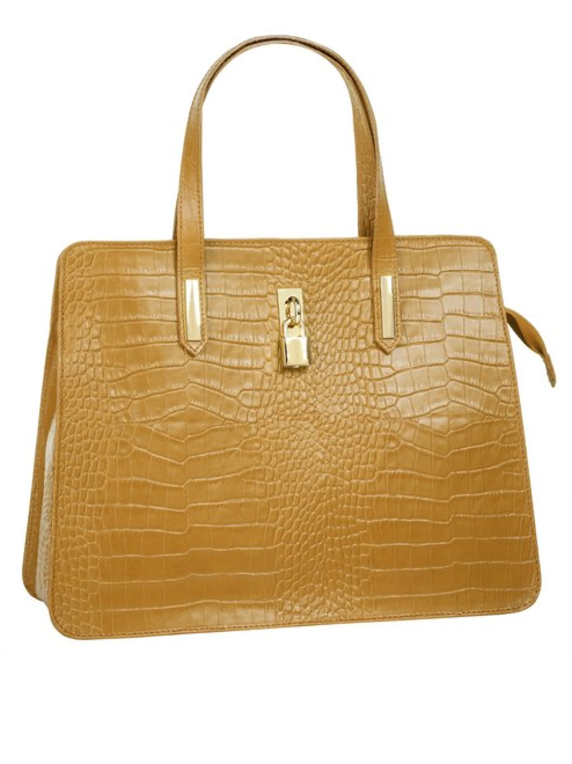 Cluty Damen Handtasche in gelb