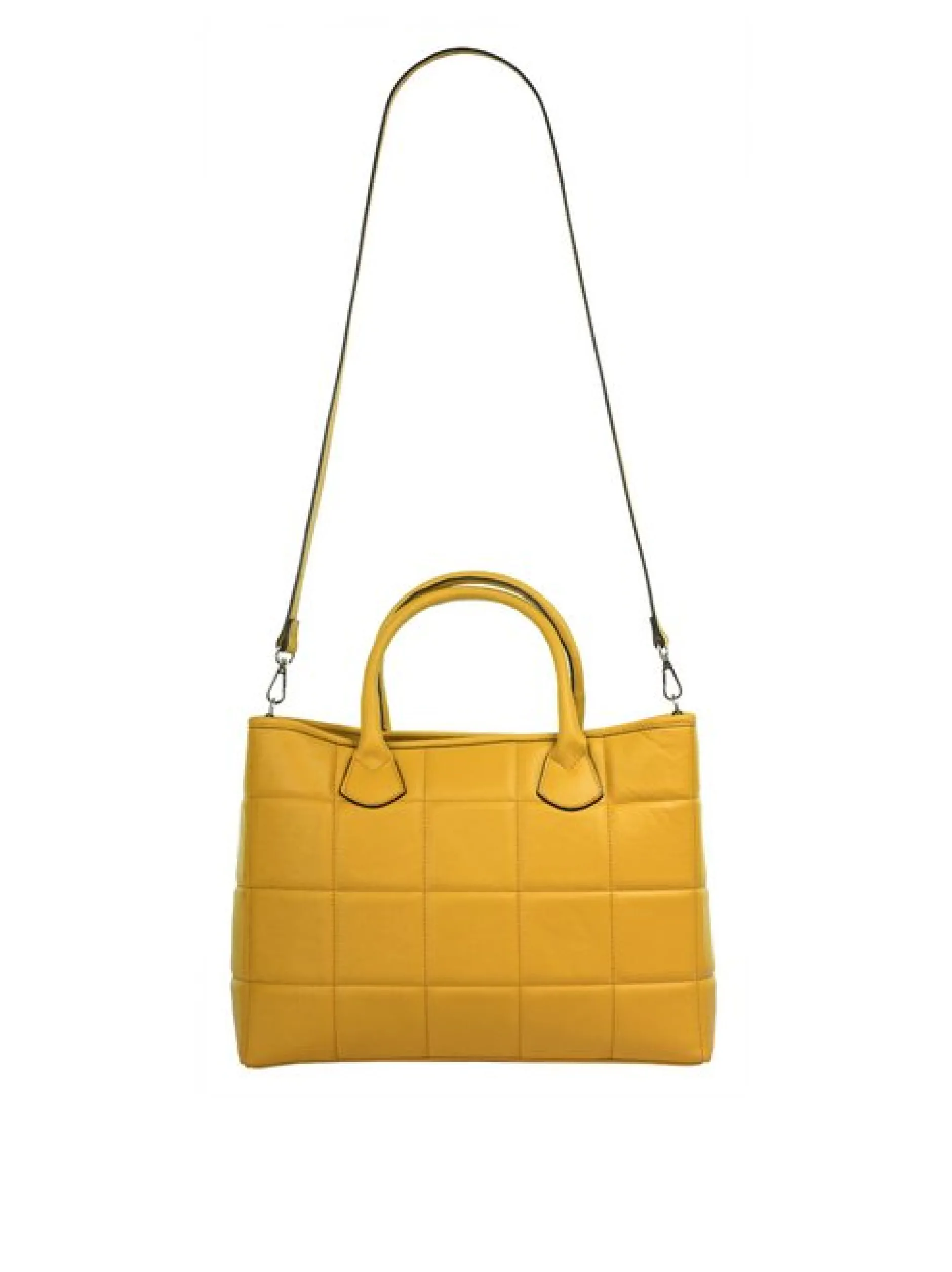 Cluty Damen Handtasche in gelb