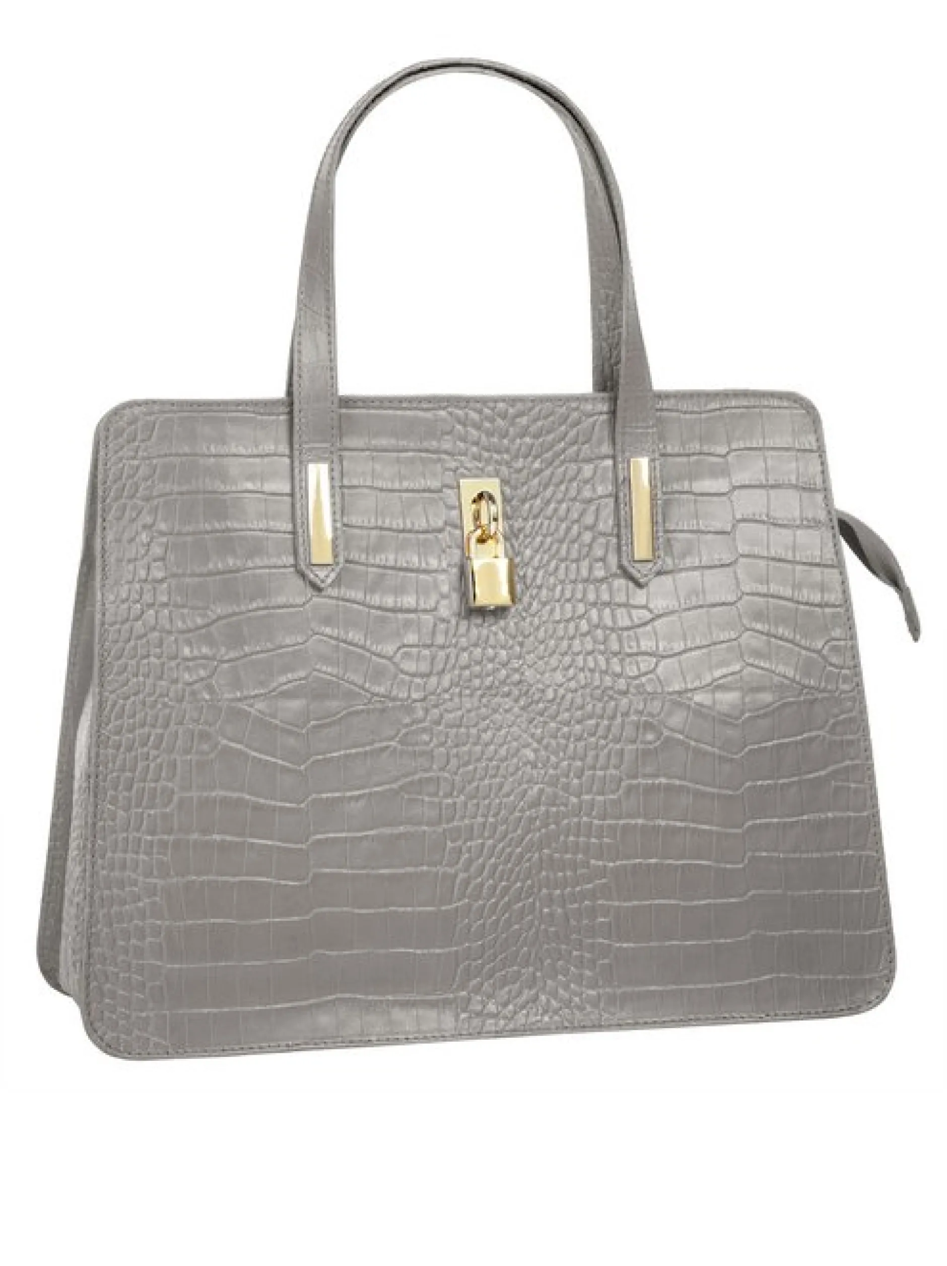 Cluty Damen Handtasche in grau