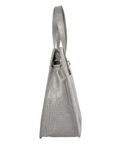 Cluty Damen Handtasche in grau
