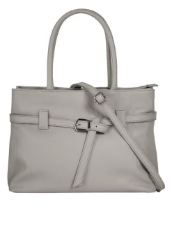 Cluty Damen Handtasche in grau