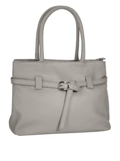 Cluty Damen Handtasche in grau