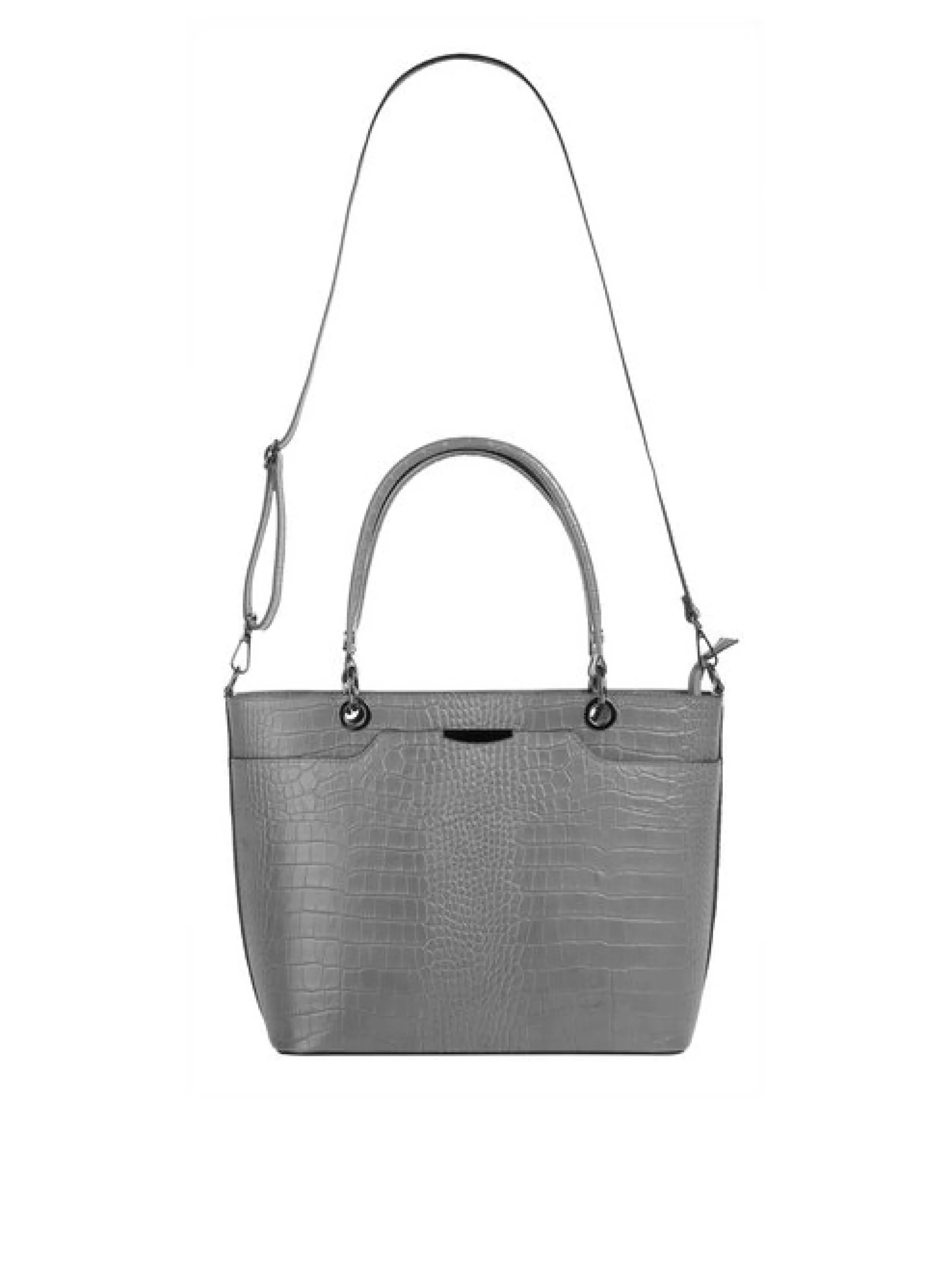 Cluty Damen Handtasche in grau