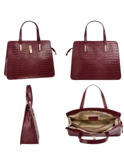 Cluty Damen Handtasche in rot