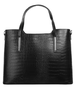 Cluty Damen Handtasche in schwarz