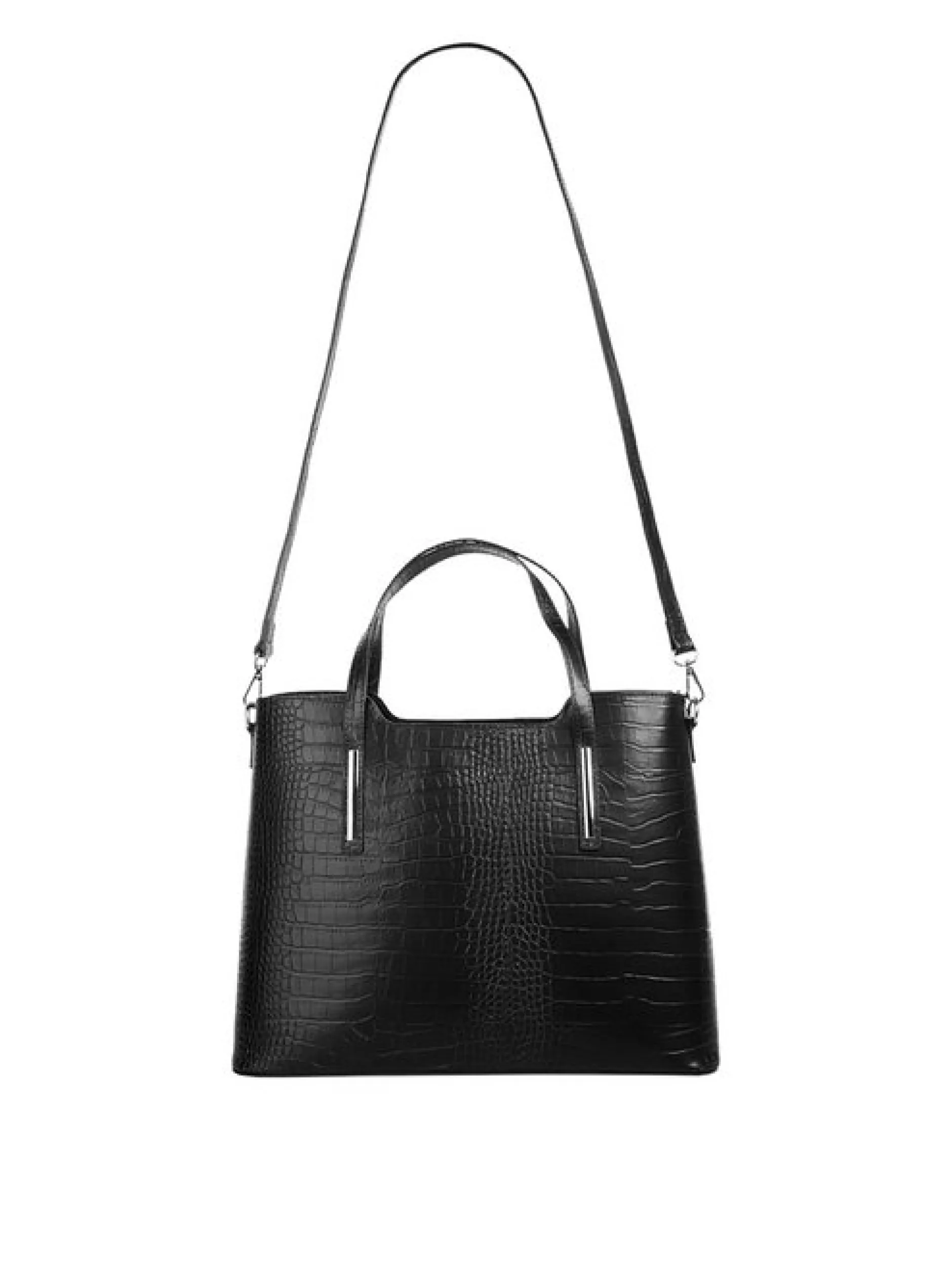 Cluty Damen Handtasche in schwarz
