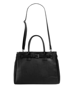Cluty Damen Handtasche in schwarz