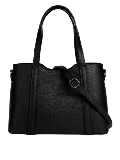 Cluty Damen Handtasche in schwarz