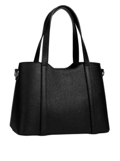 Cluty Damen Handtasche in schwarz