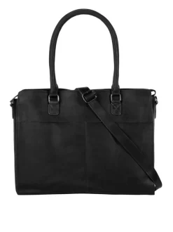 Cluty Damen Shopper in schwarz