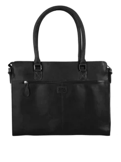 Cluty Damen Shopper in schwarz