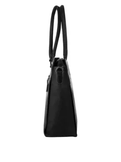 Cluty Damen Shopper in schwarz