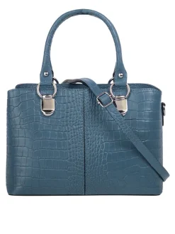 Cluty Damen Umhängetasche in blau