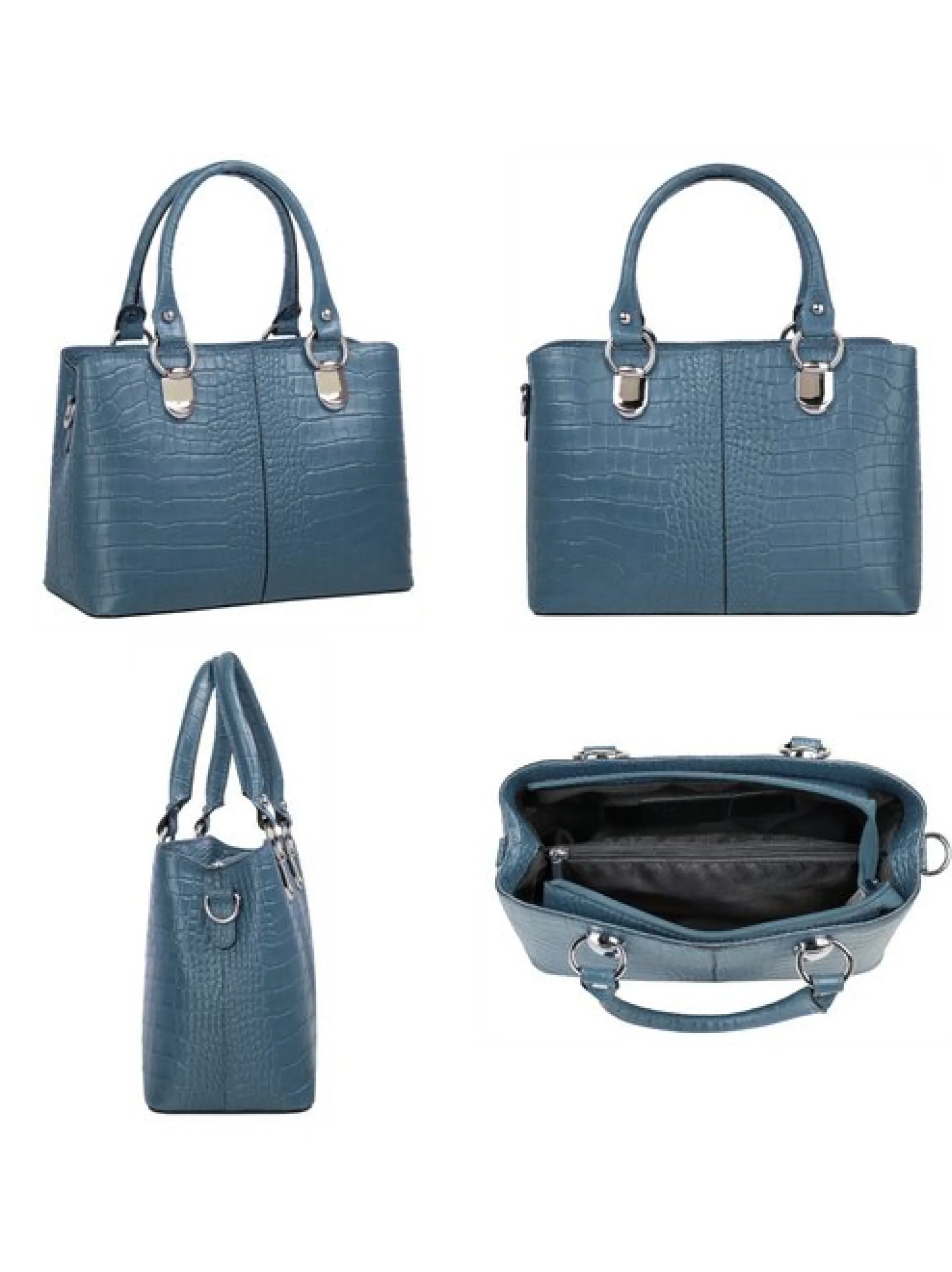 Cluty Damen Umhängetasche in blau