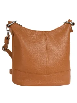 Cluty Damen Umhängetasche in cognac