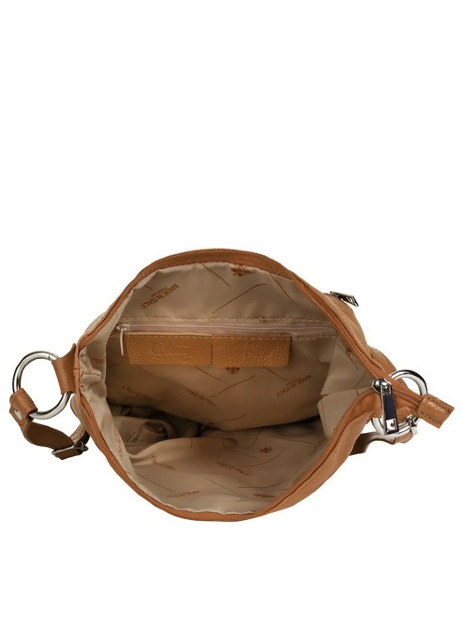 Cluty Damen Umhängetasche in cognac