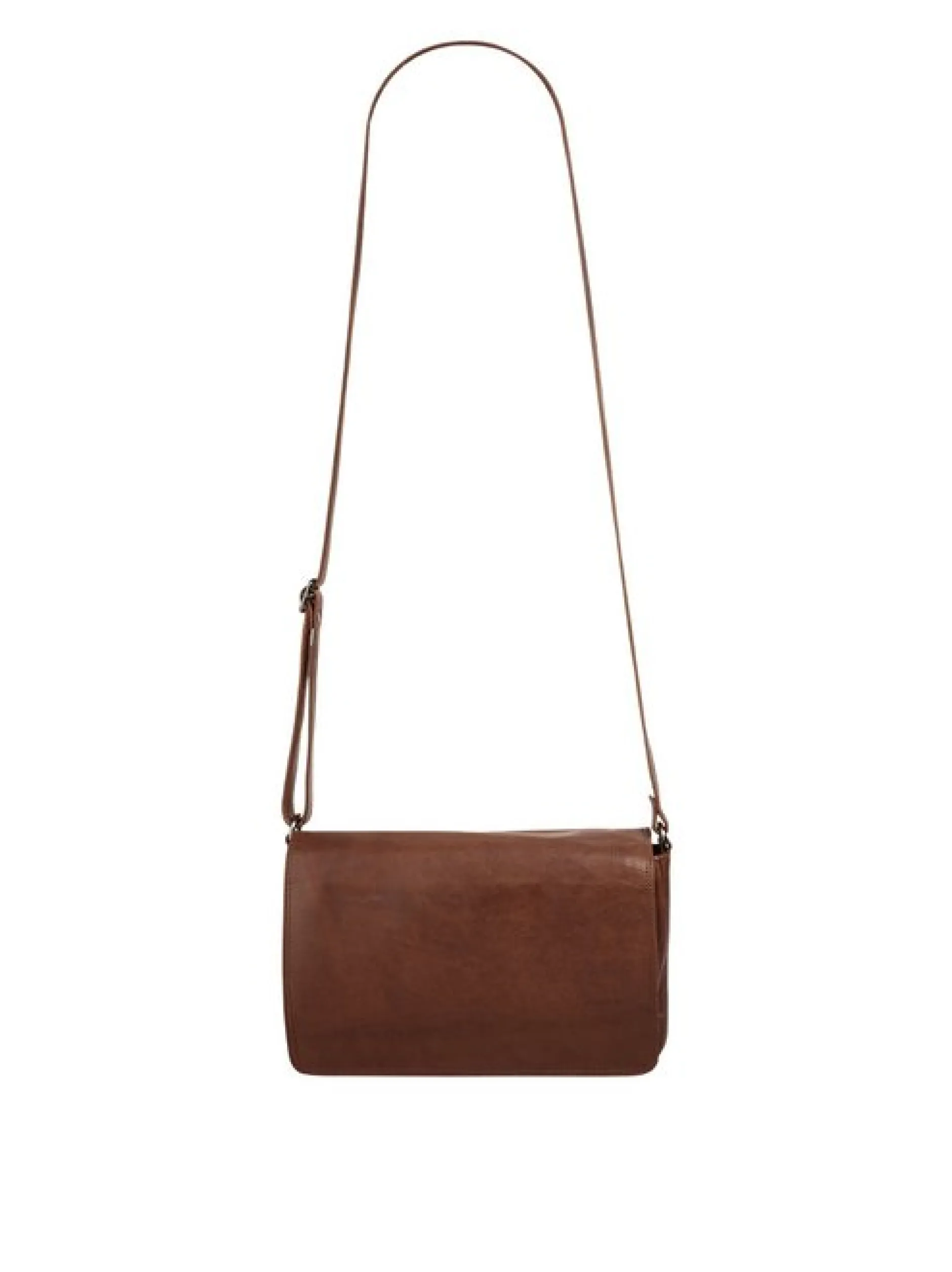Cluty Damen Umhängetasche in cognac