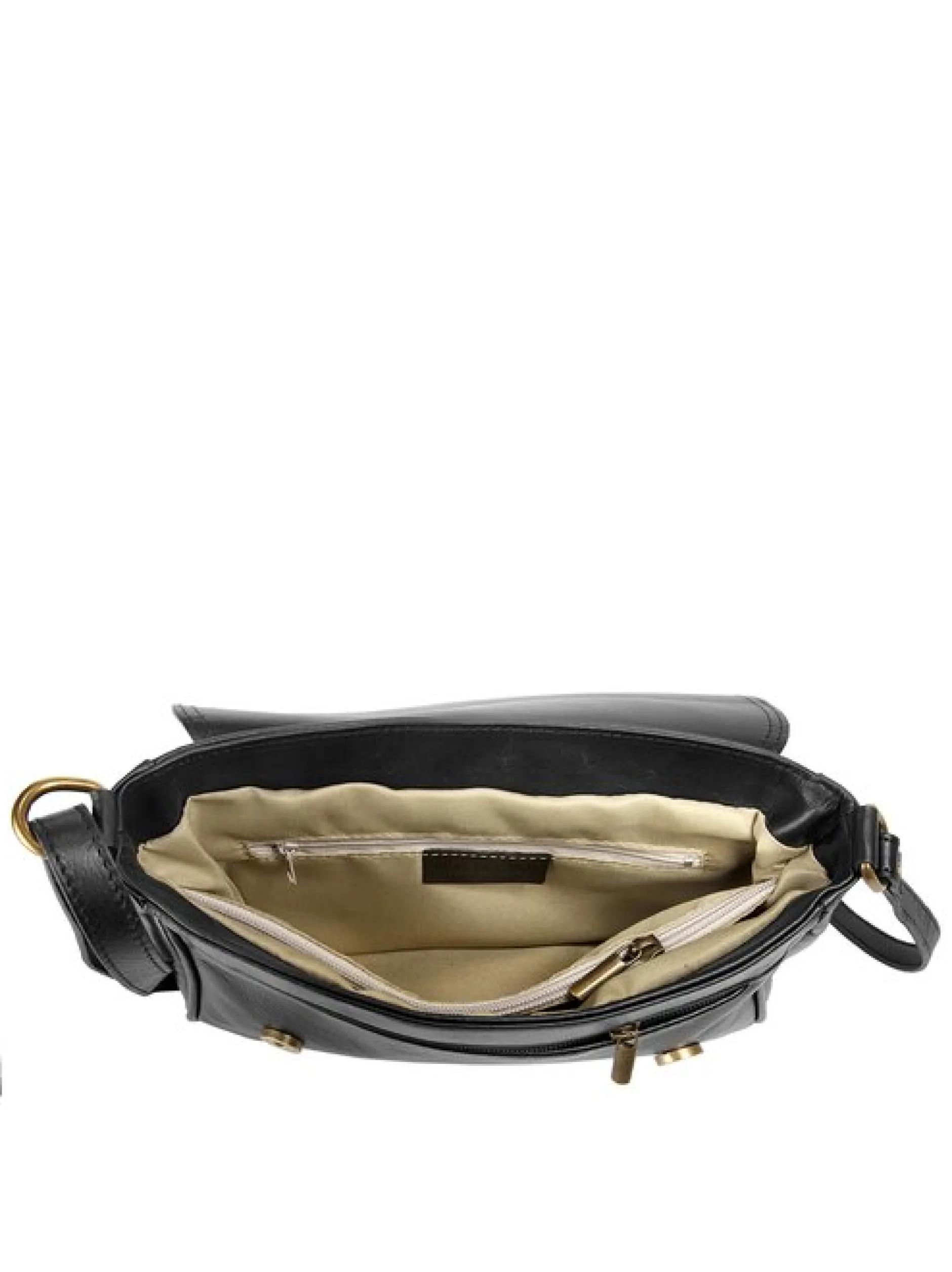 Cluty Damen Umhängetasche in schwarz