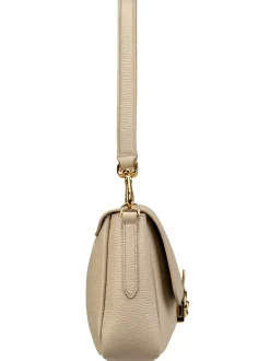 Coccinelle Damen Schultertasche - C-Me Lock in beige