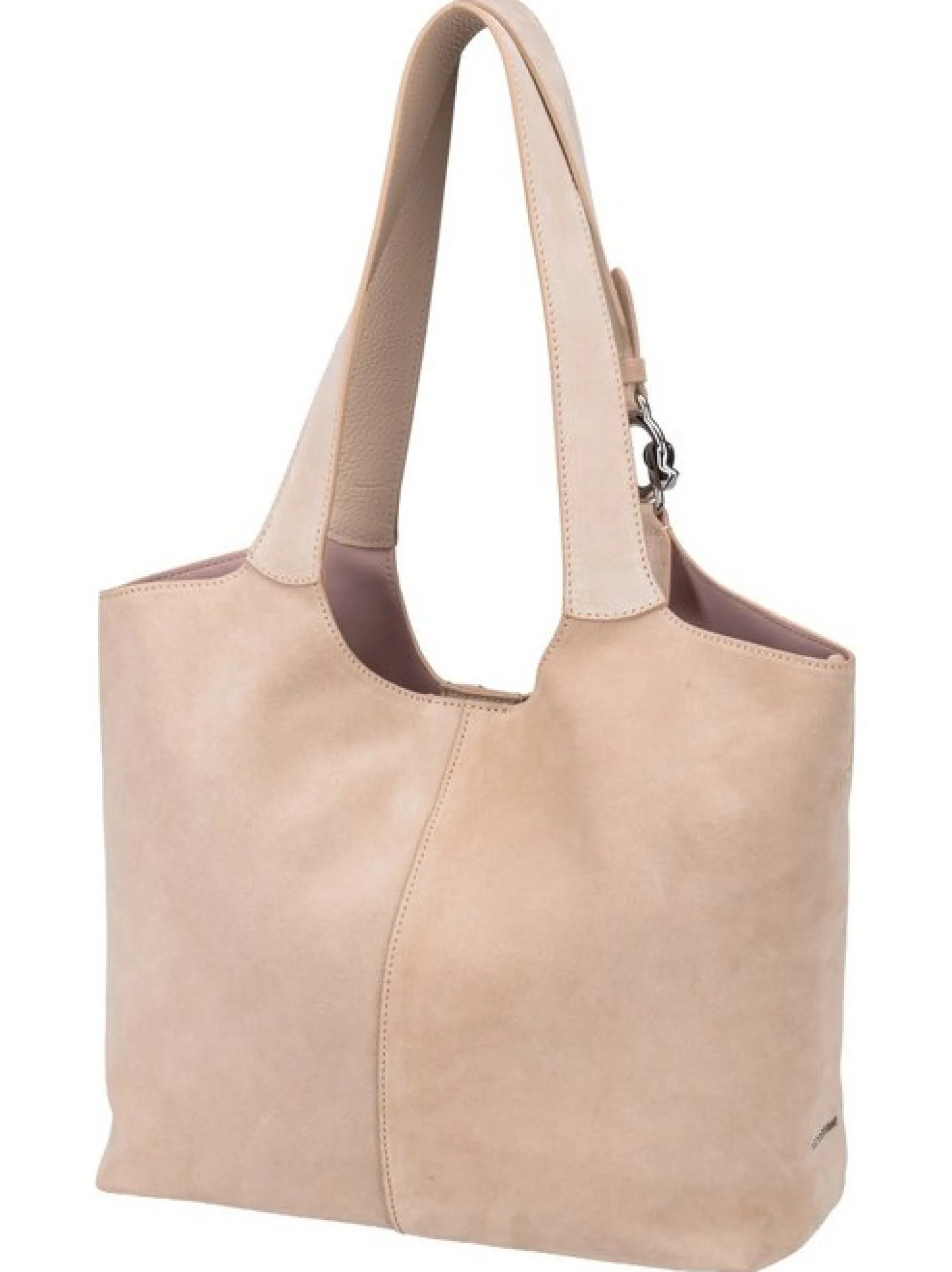 Coccinelle Damen Shopper - C-Easy Suede in braun